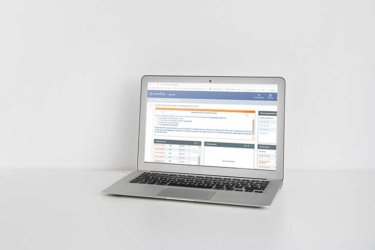 Online rekvisition (i Eurofins OnLine)