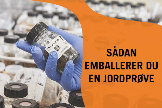 Sådan emballerer du din jordprøve